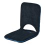 Сгъваема седалка стол за под Homcom тъмно синя внос от Германия, снимка 1 - Дивани и мека мебел - 41680145
