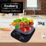 Кухненска везна с купа Rosberg Premium RP51651J , 5кг.,Черен, 2 ГОДИНИ ГАРАНЦИЯ, снимка 2