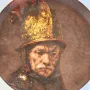 Колекционерска порцеланова чиния „Mann mit Goldhelm“ – Рембрандт, снимка 2