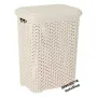 Кош за пране-36x26x50 см./бежов кош за пране/пластмасов кош за пране, снимка 1