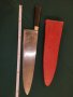 Огромен старинен касапски нож, снимка 2