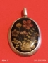 Сребърен медальон флорален мотив майстоска ръчна изработка 28037, снимка 8