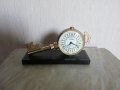 НАСТОЛЕН МЕХАНИЧЕН ЧАСОВНИК  СЛАВА , снимка 3