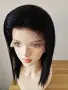 Естествена бразилска черна перука 40 см с Lace Front 13×4 – елегантност и естествен вид, снимка 2