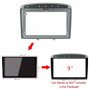 Адапторна рамка Automat, За PEUGEOT 308, 408, 9INCH, Сив, снимка 2