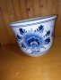 Старинна  порцеланова кашпа ДЕЛФТ, снимка 5
