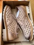 Естествена кожа пролетни / есенни перфорирани обувки , снимка 8