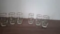 6бр чаши за Ракия със златен кант. 9см, снимка 1