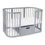Кошара за Бебе Смарт 7в1 с Матрак - Цвят Сива, снимка 5