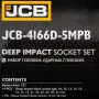 Дълбоки ударни вложки комплект 6-стенни ,  15части (10-36мм) , JCB - 4166D-5MPB, снимка 5