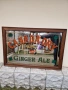 Страхотно голямо антикварно рекламно огледало , снимка 3