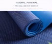 Постелка за йога TPE + ТС 1830*610*10мм Неплъзгаща се Двуслойна, снимка 5