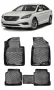 Гумени стелки RizLine съвместими с Hyundai Sonata (2014-2019), снимка 6
