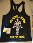 Фитнес потник Golds Gym - Черен, снимка 1