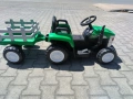 NEBRASKA акумулаторен трактор с ремарке DALLAS зелен, снимка 9