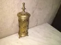 Винтидж месингов свещник бохо свещник фи 6см Н-26см, снимка 8