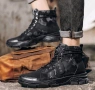 Нови мъжки кубинки черни камуфлажни непромокаеми ботуши тактически обувки 44/45, снимка 10