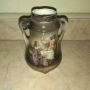 ROYAL BAYREUTH BAVARIA - старинна вазичка от костен порцелан и сребро, снимка 1