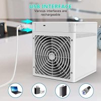 Нов Преносим охладител за въздух персонален мини климатик вентилатор, снимка 3 - Вентилатори - 40704026