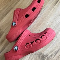 Оригинални юношески тъмно червени чехли Crocs ! 34-35 н, снимка 3 - Детски сандали и чехли - 41343103