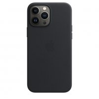Apple iPhone 13 Pro Max Leather Case with MagSafe - Midnight кейс, снимка 1 - Калъфи, кейсове - 39256819