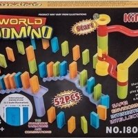 ИГРА ДОМИНО 52 ЧАСТИ ПАДАЩИ ПЛОЧКИ, снимка 1 - Игри и пъзели - 39323207