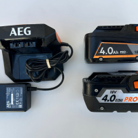 AEG BKS 18 - Акумулаторен ръчен циркуляр 2x18V 4.0Ah, снимка 8 - Други инструменти - 44914608