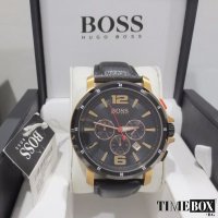 Hugo Boss 1512599 Leather Chronograph. Нов мъжки часовник, снимка 3 - Мъжки - 38807667