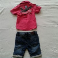 Ризка с къси панталонки, снимка 2 - Комплекти за бебе - 34305610
