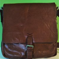 STRELLSON - Мъжки чанти за през рамо - естествена кожа, снимка 2 - Чанти - 42115030