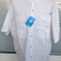 Columbia Perforance Fishing Gear - мъжка риза за риболов и туризъм с къс ръкав размер 2XL, снимка 1 - Ризи - 44339084