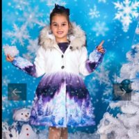 Зимно детско палто с качулка Doniceta, снимка 1 - Детски якета и елеци - 44209561
