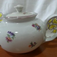 Стар български порцелан сип чайник, снимка 8 - Антикварни и старинни предмети - 41500385