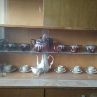 Три комплека порцелан/керамика за чай греяна ракия, снимка 1 - Сервизи - 41183233