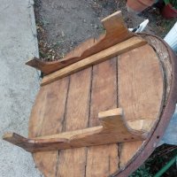 Стара  дървена масичка-софра, снимка 6 - Антикварни и старинни предмети - 41975798