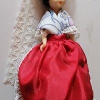 ретро кукла с мигащи очи Франция, снимка 1 - Колекции - 34512988