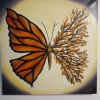 Пеперуда 🦋, снимка 1 - Картини - 36078181