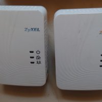 ZyXEL PLA4201 500 Mbps Powerline Ethernet адаптер, снимка 1 - Мрежови адаптери - 41788169