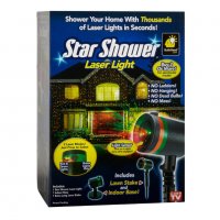 Лазерен проектор Star Shower -  лазерен прожектор за коледна украса, снимка 1 - Външни лампи - 38929610
