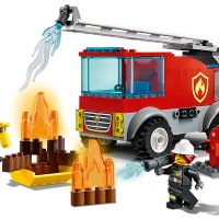 НОВИ! LEGO® City 60280 Пожарникарски камион със стълба, снимка 3 - Конструктори - 40664381