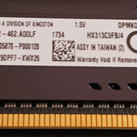  Kingston HyperX FURY 4GB/DDR3/RAM памет, снимка 4 - RAM памет - 44806514