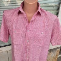 Продавам мъжка памучена лятна риза с къси ракави, снимка 1 - Ризи - 41169988