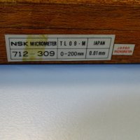 дълбокомер микрометричен NSK 712-309 Depth Micrometer 100-300mm, снимка 10 - Други инструменти - 39323291