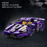 Голям конструктор на спортна кола Ламборгини (Lamborghini), снимка 3 - Конструктори - 41371303