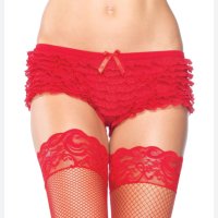 Penye M- Червени секси бикини с воланчета , снимка 3 - Бельо - 41099713