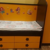 Бебешкo/детско легло , снимка 3 - Мебели за детската стая - 41915589