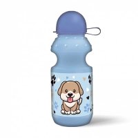 Бутилка за вода Dog, 350мл, синя Код: SC1622, снимка 1 - Други - 41700552