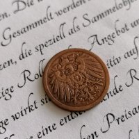Райх монета - Германия - 2 пфенига | 1904г.; серия A, снимка 2 - Нумизматика и бонистика - 41568136