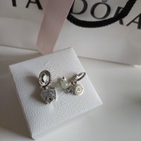 Сребърен талисман PANDORA S925 ALEс кутия, снимка 2 - Други - 34756070