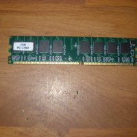 3.Ram DDR 333 MHz,PC-2700,1Gb,takeMS.Работи само на компютри с процесор AMD.Работи на честота 400 Mz, снимка 1 - RAM памет - 41352502